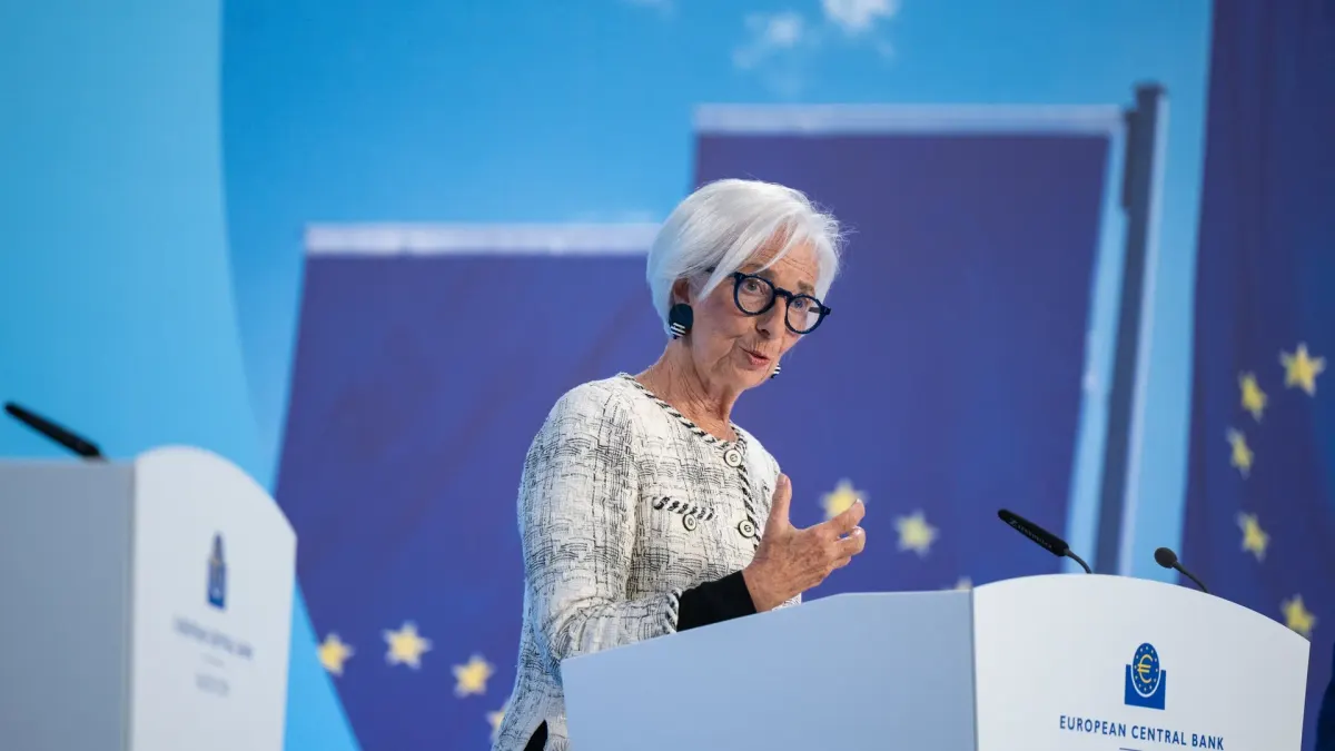 ECB President Christine Lagarde. (Felix Schmidt/ECB Press)