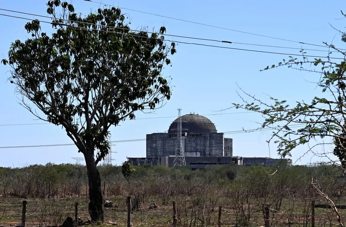 The ruins of the Juragua nuclear power plant, which the Cubans began building in the 1980s with support from the Soviet Union, on March 20,…